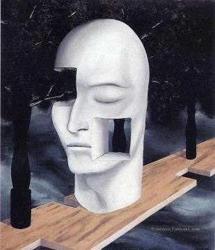 ルネ・マグリット Painting - 天才ルネ・マグリットの顔 1926